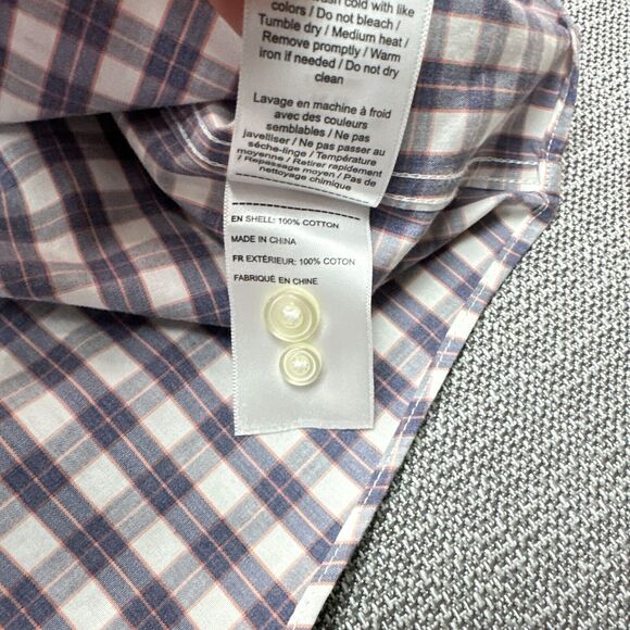 UNTUCKit Shirt Mens‎ XXXL Tall Classic Fit Button up Marc Plaid Blue Casual - Picture 6 of 10